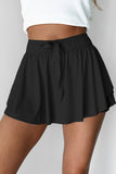 Black Courtside Cutie Tennis Skort