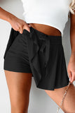 Black Courtside Cutie Tennis Skort