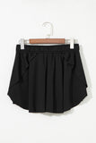 Black Courtside Cutie Tennis Skort