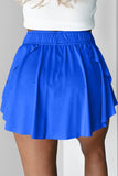 Blue Courtside Cutie Tennis Skort