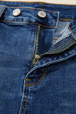 Sail Away Distressed Denim Shorts