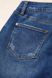 Sail Away Distressed Denim Shorts