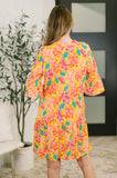 Lizzy Sunday Dress in Leaf Multi Floral- 7/20/2026