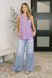 Lizzy Tank Top in Orchid Bloom