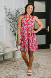 Lizzy Three Tier Tank Dress in Morning Glory
