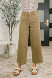 Nancy High Waist Wide Leg Ankle Jean with Vintage Front Yoke