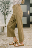 Nancy High Waist Wide Leg Ankle Jean with Vintage Front Yoke