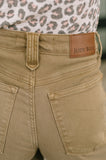 Nancy High Waist Wide Leg Ankle Jean with Vintage Front Yoke