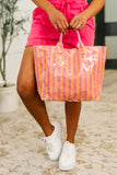 Not Your Typical Tote in Pink and Orange