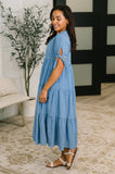 One Less Crisis Tiered Midi Dress