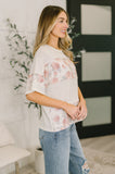 Painting the Roses Color Block Relaxed Top