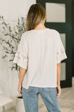 Painting the Roses Color Block Relaxed Top