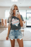 She's From Texas Graphic Crop Tee