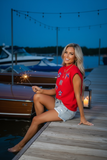 Patriotic Sequin Graphic Top