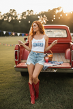 Red, White & Ginger Tank
