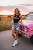 Black Cowboy Pillows Tank