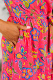 Polished and Pretty Waist Tie Tea Dress