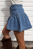 Prairie Darling Ruffle Mini Skirt
