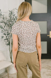 Purrfectly Wild Round Neck Knit Top