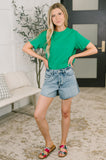 Rest Assured Basic Relaxed Tee in Kelly Green