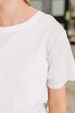 Rest Assured Basic Relaxed Tee in White