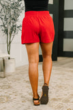 Rile Me Up High Waisted Shorts in Tomato