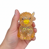 Glitter Cow Squishy