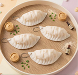 Dumpling Squishy Keychain