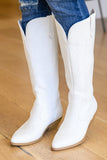 Shania Cowgirl Boots In White