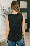 Thread Theory Round Neck Tank in Black