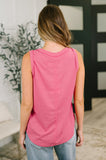 Thread Theory Round Neck Tank in Pink