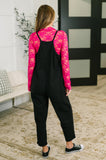 Totally Me Spaghetti Strap Jumpsuit in Black
