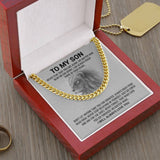 To My Son | Cuban Link Chain