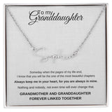 To My Granddaughter From Grandma Customizable Name Necklace