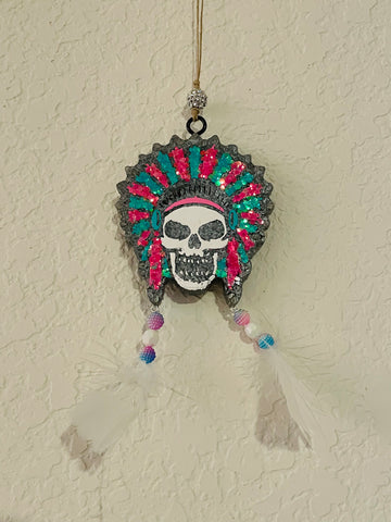 Native America Skull Chief Freshie