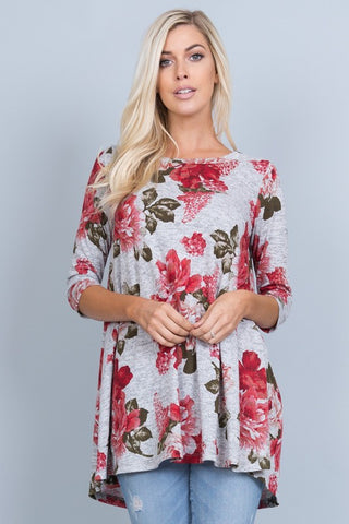 Undiscovered Floral Print Top