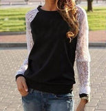 Something About Us Long Sleeve Lace Sweater