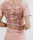 Emillia Lace Dress In Rose