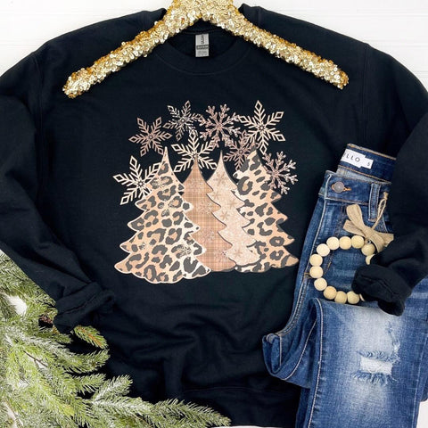 PREORDER: Snowflake Trees Sweatshirt