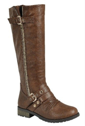 Outlaw Low Heel Riding Boots