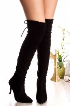 Back It On Up Knee High Boots