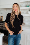 Evidently Different Puff Sleeve Top