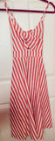Sail Away With Me Red Stripe Dress