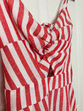 Sail Away With Me Red Stripe Dress