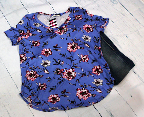 To Be Honest Floral Print Top