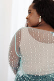 Pearl Diver Layering Top in Light Cyan