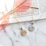 Mini Radiant Initial Necklace