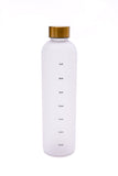 Sippin' Pretty 32 oz Translucent Water Bottle in White & Gold