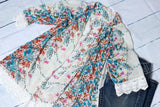 Let Me Love You Floral and Lace Kimono Cardigan