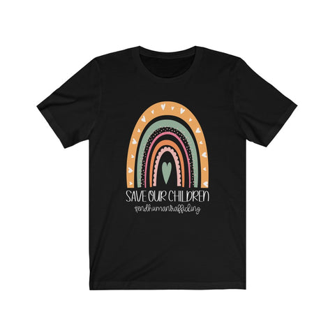 Save Our Children Rainbow Graphic Tee